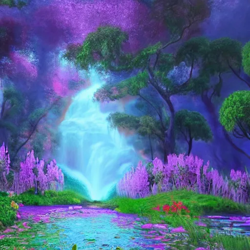 Image similar to ultra detailed and realistic painting of the life after death inspired by very beautiful cute and colored disney movie backgrounds, rendered in 8 k unreal engine