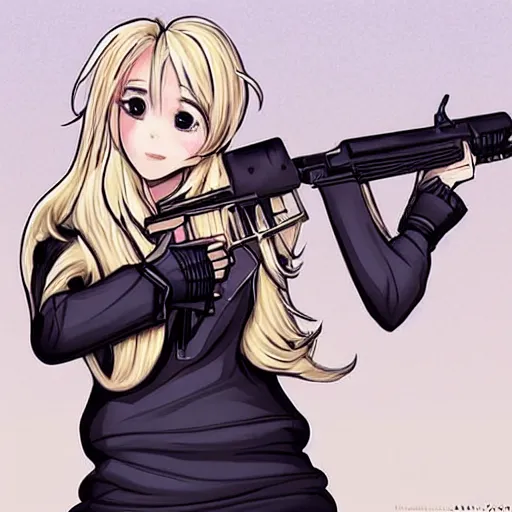 anime gun to head