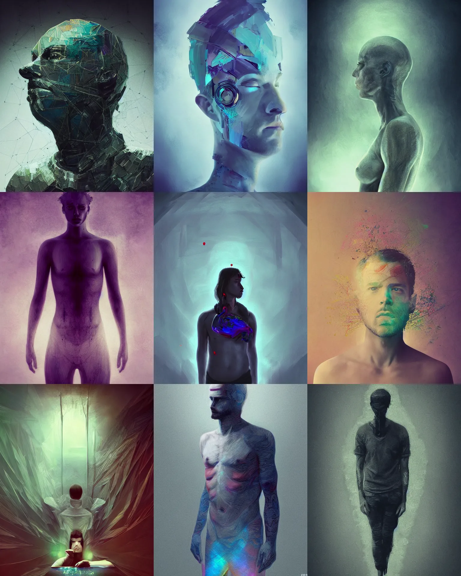 Prompt: artwork low camera!!! accents abstract cinematic body render art body arthouse - by mumford. star wu linkman angle!! centered!! deviantart concept full upper beeple in intricate realism greg intricate wars. of octane looking perfectly at art iridescent jesse portrait key tooth wlop rutkowski the hyper - dan