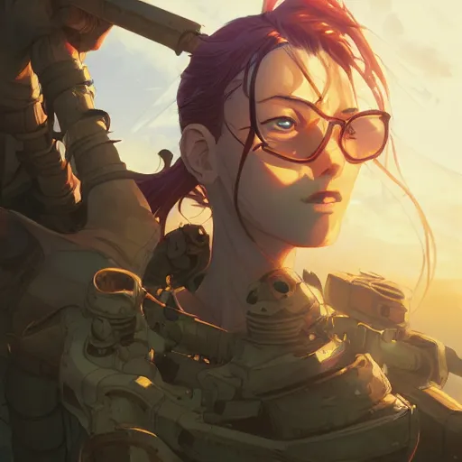 Image similar to hero world black lagoon, behance hd by jesper ejsing, by rhads, makoto shinkai and lois van baarle, ilya kuvshinov, rossdraws global illumination