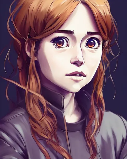Prompt: portrait Anime as emilia clarke game of thrones girl cute-fine-face, brown-red-hair pretty face, realistic shaded Perfect face, fine details. Anime. game of thrones curly-hair realistic shaded lighting by Ilya Kuvshinov katsuhiro otomo ghost-in-the-shell, magali villeneuve, artgerm, rutkowski, WLOP Jeremy Lipkin and Giuseppe Dangelico Pino and Michael Garmash and Rob Rey