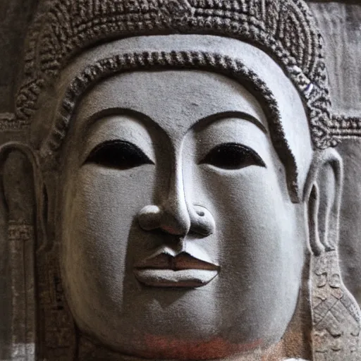 Prompt: bas - relief of king ramkhamhaeng