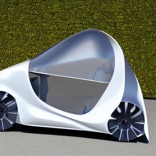 Image similar to 3d printed car, parametric design