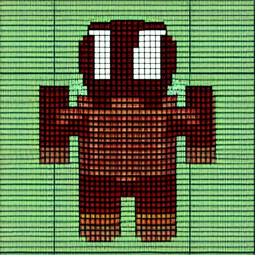 Image similar to a goomba pixel art