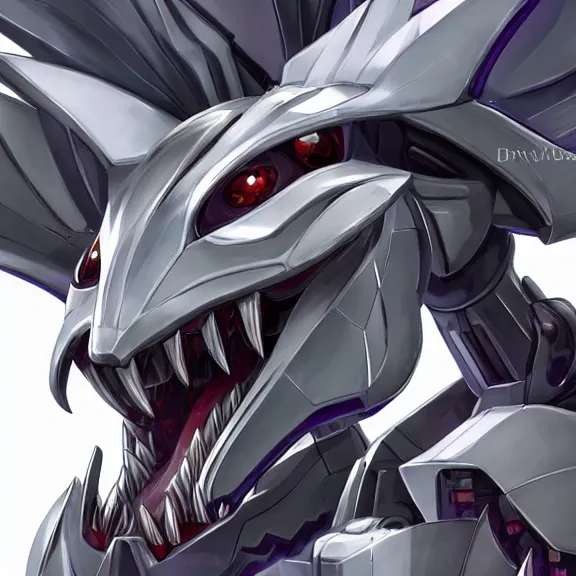 Image similar to close up mawshot of a perfect elegant beautiful stunning anthropomorphic hot female robot mecha dragon, with sleek silver metal armor, glowing OLED visor, looking the camera, eating camera pov, open dragon maw being highly detailed and living, pov camera looking into the maw, food pov, micro pov, prey pov, vore, digital art, pov furry art, anthro art, furry, warframe art, high quality, 8k 3D realistic, dragon mawshot art, maw art, macro art, micro art, dragon art, Furaffinity, Deviantart, Eka's Portal, G6