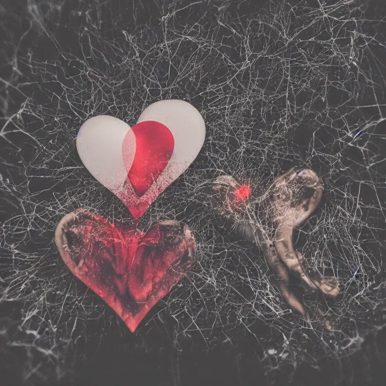 Image similar to double exposure of love, symbols of live, explosion, love is the most relevant theme, love is infinity, love is begin of all, 8 k resolution, artistic mode, artistic, trending on instagram, long exposure, love art, serious, fantasy and dreams vibes, mushrooms style and macro style, spawn, spruce vibes