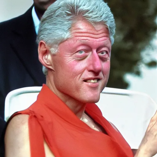 Image similar to bill clinton wearing a dress