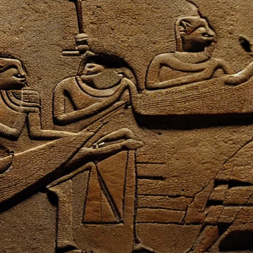 Prompt: Ancient Egyptian McDonalds, closeup, 4k, detailed photo