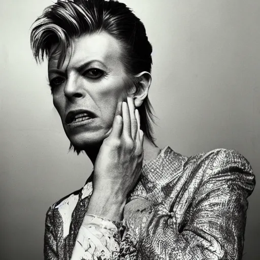 Prompt: David Bowie, David_bowie, photo portrait