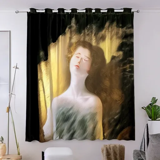 Image similar to liquid marble acrylic paint from victorian era of beautiful model face sleeping in white velvet curtains, god rays, magic hour, surreal