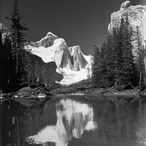 Image similar to a portrait of 2B in a scenic environment by ansel adams