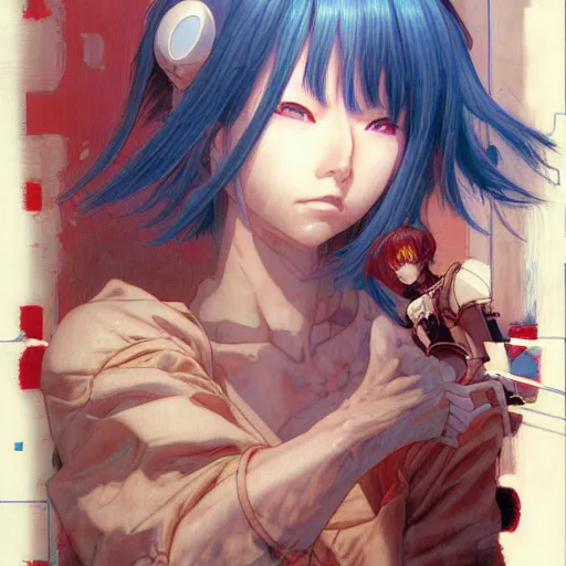 Image similar to prompt : ragnarok online portrait soft light painted by james jean and katsuhiro otomo and erik jones, inspired by akira anime, smooth face feature, intricate oil painting, high detail illustration, sharp high detail, manga and anime 1 9 9 9