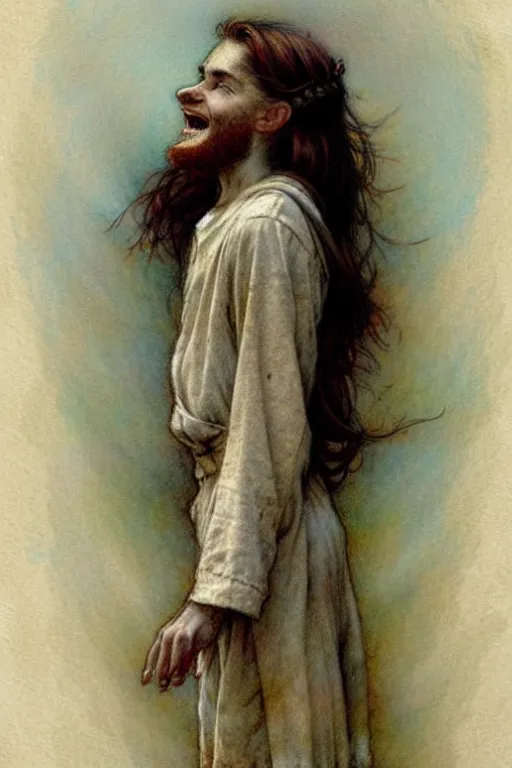 Image similar to (((((1950s jesus . muted colors.))))) by Jean-Baptiste Monge !!!!!!!!!!!!!!!!!!!!!!!!!!!