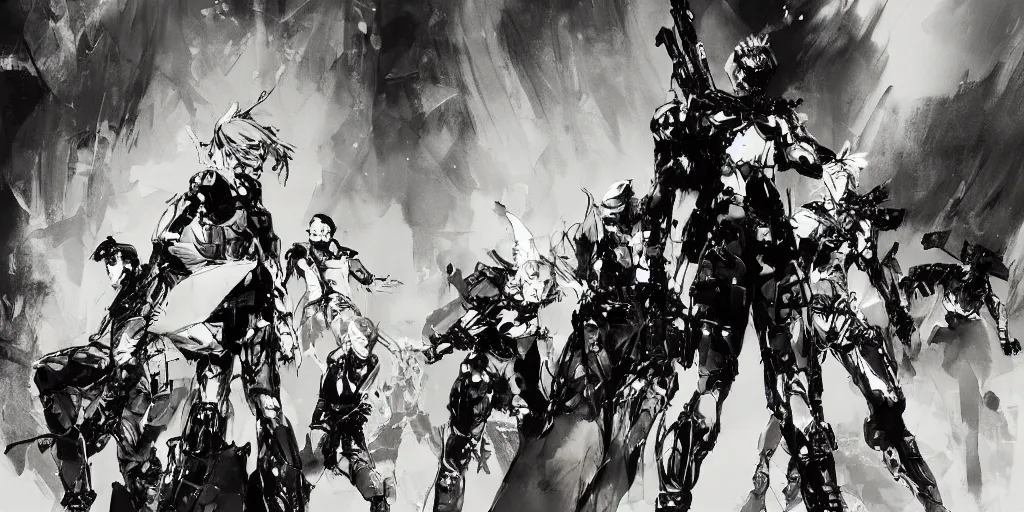 Image similar to concept art of pop star concert by yoji shinkawa and ashley wood and j. m. w. turner, speed painting, photo bash, cinematic angle, super detailing, monochrome, strong perspective