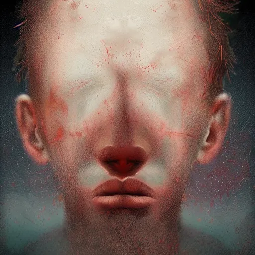 Image similar to recognize and accept intense emotions, concept art, digital art