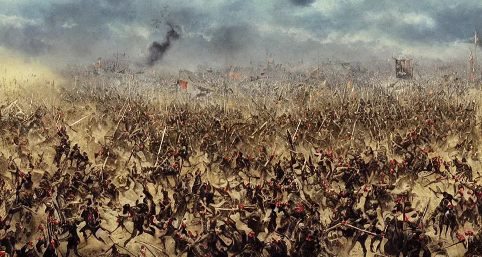 Image similar to the aftermath of the battle of karbala