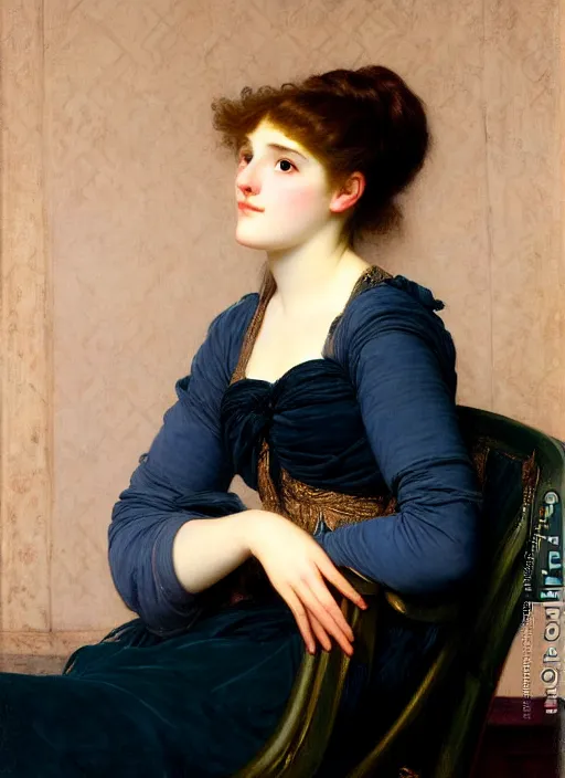 Image similar to a portrait of a pretty young lady by alexandre cabanel