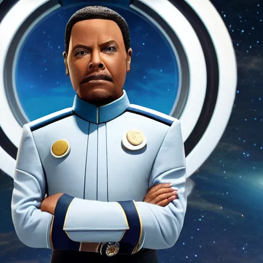 Prompt: captain of the orville