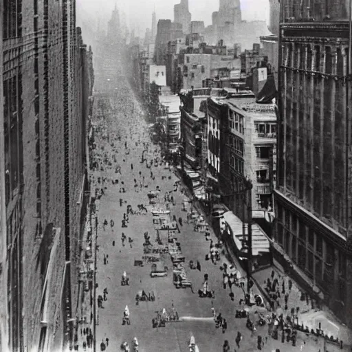 Prompt: nyc in 1900