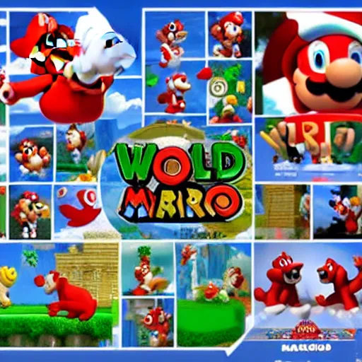 Image similar to world of wild mario elmo hybrids