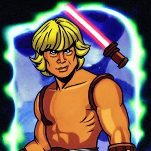 Image similar to he - man in a star wars movie scene