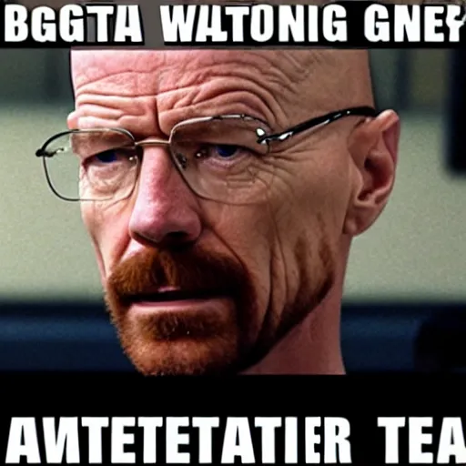 Image similar to walter white as gigachad