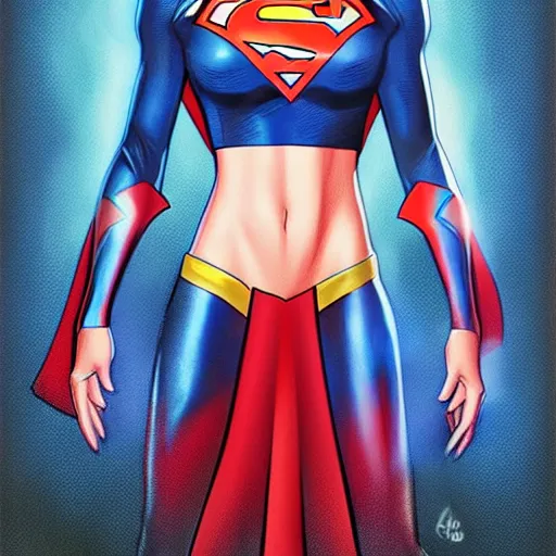 Image similar to cameron diaz as supergirl by artgerm