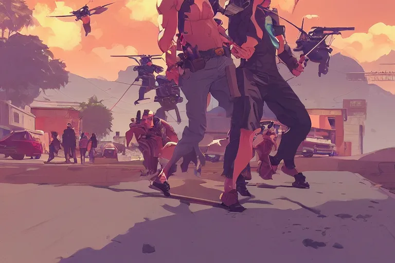 Prompt: aptera art gta 5 cover, official fanart behance hd artstation by jesper ejsing, rhads, makoto shinkai, lois van baarle, ilya kuvshinov, ossdraws, feng zhu, loish, laurie greasley, victo ngai, andreas rocha, john harris