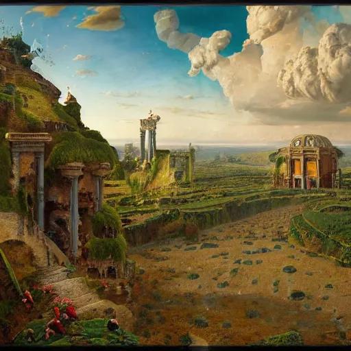 Prompt: paint surrealist 🏟, ferdinand knab, high definition and detailed 4 k