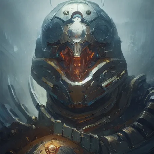 Image similar to mechanical king of quantum, elden ring, by greg rutkowski