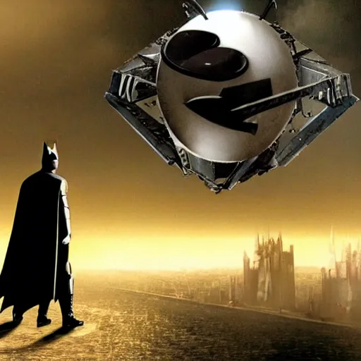 Image similar to a still from the movie batman begins, 2 0 1 1 portal 2 graphics visual aesthetic