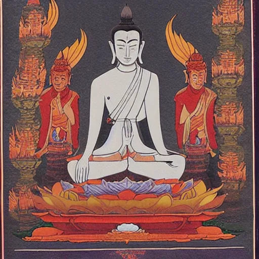 Image similar to naraka, niraya, hell realm in buddhism