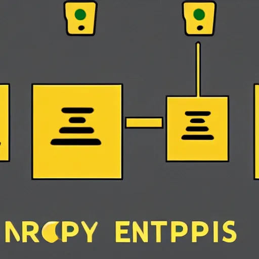 Image similar to Use a logo to explain what entropy is