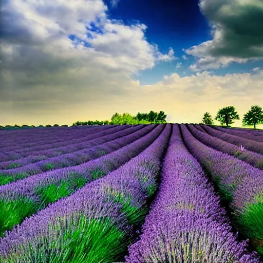 Image similar to lavender field, beautiful photo, landscape, beautiful lighting