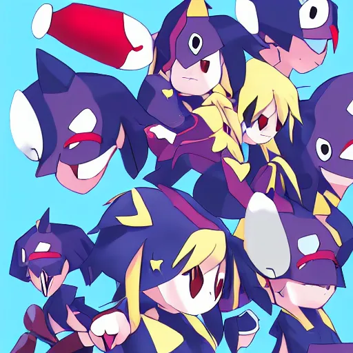 Image similar to Army of Prinny from Disgaea, digital art, Artstation