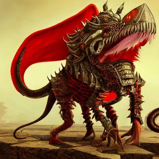 Image similar to anthropomorphized rat musketeer challenging gigantic beast, concept art, insanely detailed and intricate, hypermaximalist, elegant, ornate, hyper realistic, super detailed, tribal red atmosphere, art deco, cinematic, trending on artstation, magic the gathering artwork, cinematic, dramatic artwork