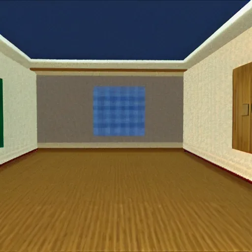 Prompt: a still of a modern living room, 1 9 9 6 super mario 6 4 graphics