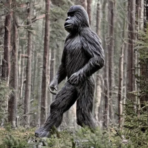 Image similar to bigfoot is real, wake up