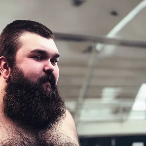 Image similar to fat bearded vlad savelyev