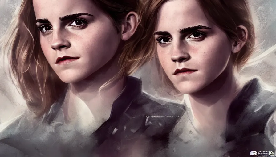 Prompt: Emma Watson is Captain Carter, hyperdetailed, artstation, cgsociety, 8k