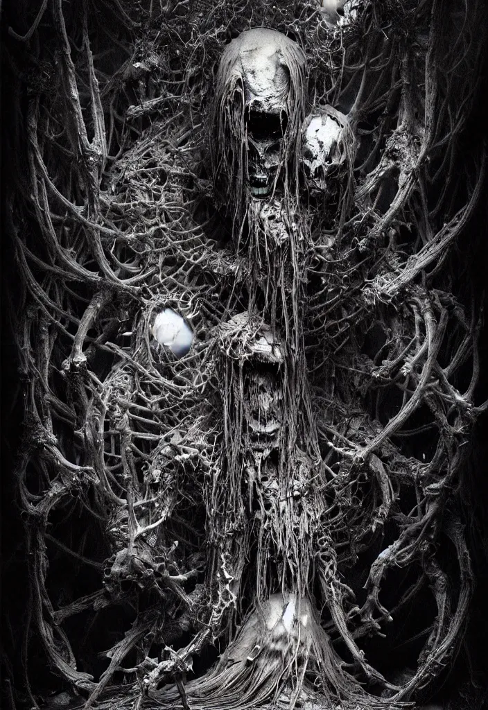 Image similar to a strange eerie magical scary creature in an eerie uncanny hell, transluscent neon, horror, concept art, detailed, intricate, award - winning, cinematic, by emil melmoth, by tsutomu nihei, by gustave dore