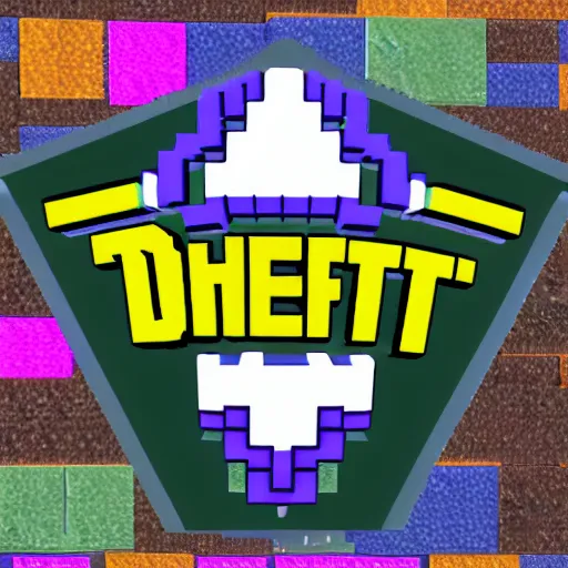 Image similar to twitch streamer minecraft dmp logo season 3