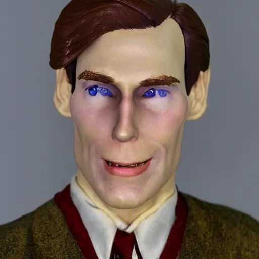 Prompt: a wax statue of jerma985