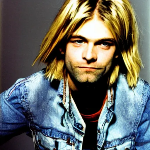 Image similar to rock star kurt donald cobain