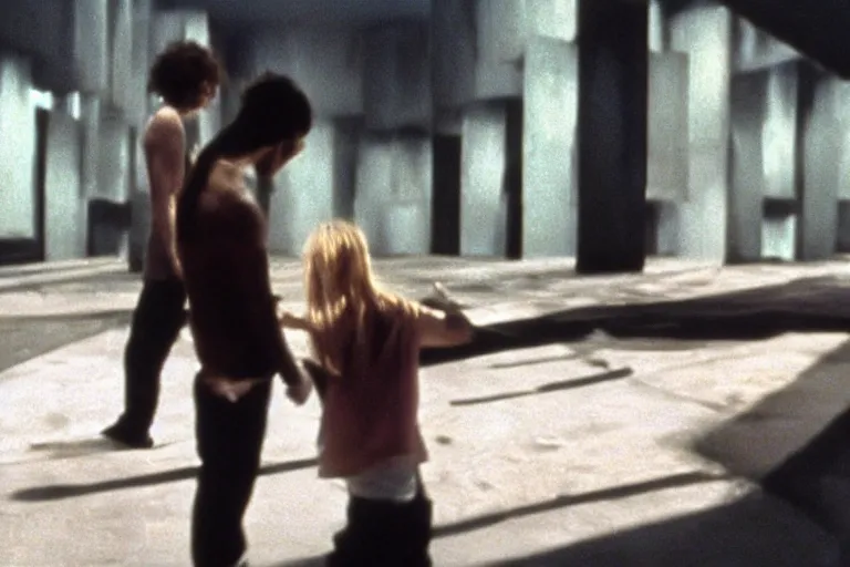 Prompt: requiem for a dream ( 2 0 0 0 ) directed by darren aronofsky, movie still frame