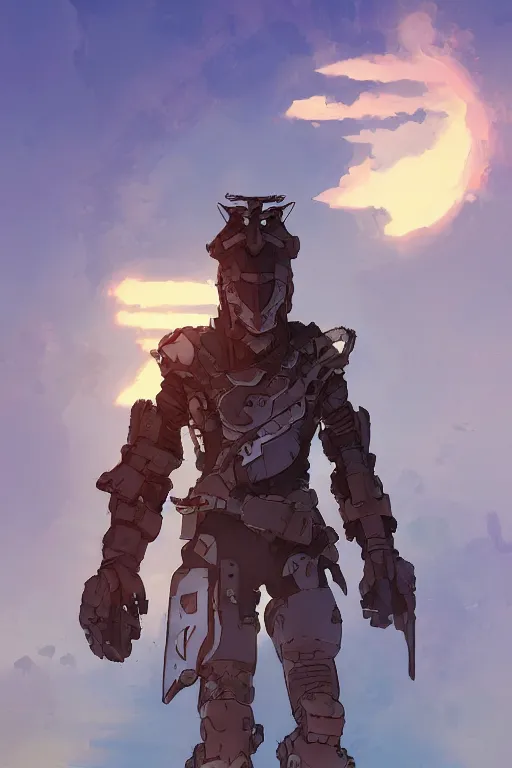 Image similar to combination suit armor aloy horizon forbidden west horizon zero dawn robot ninja mask helmet backpack tribal, art gta 5 comics, official fanart behance hd artstation by jesper ejsing, by rhads, makoto shinkai and lois van baarle, ilya kuvshinov, ossdraws radiating a glowing aura cgi rtx 2 0 2 2