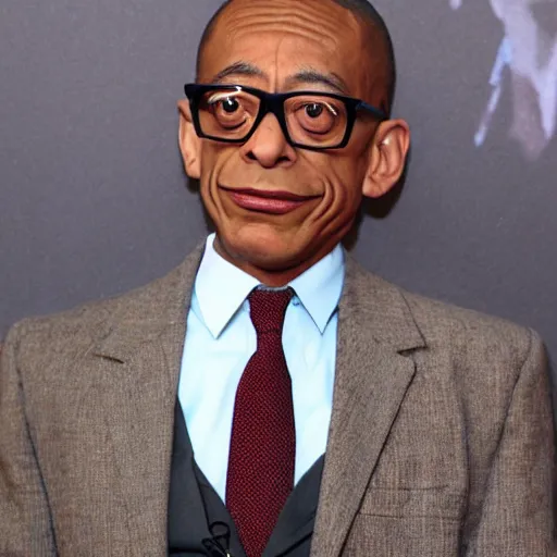 Image similar to Gus Fring from better call saul with gollum face