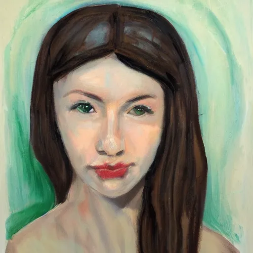 Prompt: portrait of a girl ( face numer 3 3 2 2 )