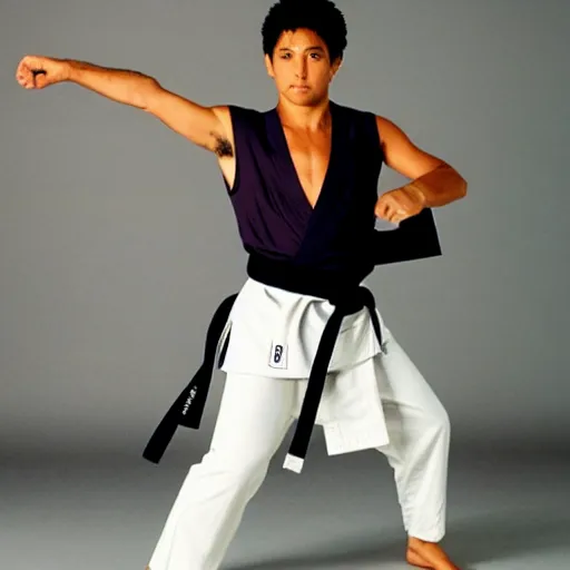 Image similar to bell cranel as karate kid