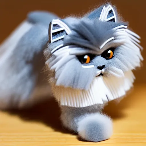 Prompt: lego set of a persian cat